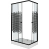 Душевой уголок Niagara Eco NG-018-14Q black 100х80 см