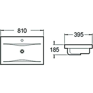 Раковина SantiLine SL-2101 80