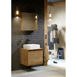 Зеркало-шкаф Aqwella 5 stars Mobi 60 дуб балтийский