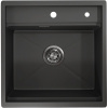 Мойка кухонная Granula Kitchen Space 5051, черный матовый