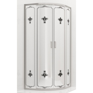 Душевой уголок Ambassador Royal 18015105 100х100 см, профиль хром