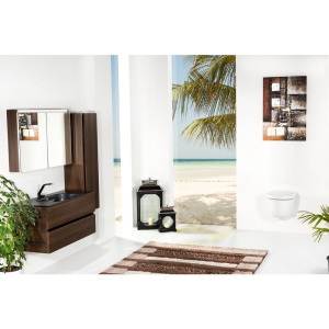 Зеркало-шкаф Armadi Art Vallessi 100 дуб темный