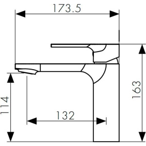 Смеситель для раковины Kaiser Linear 59011