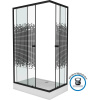 Душевой уголок Niagara Eco NG-018-14Q black 100х80 см