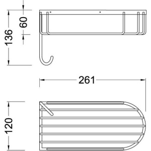Полка Timo Nelson 160080/02 антик