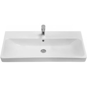 Тумба с раковиной Aquaton Оливия 90 1A2544K0OLVG0 бежевая, дуб велл