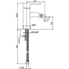 Смеситель для биде Paini Brera 74CR304 хром