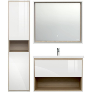 Тумба с раковиной Cersanit Louna 80