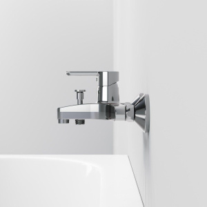 Купить Смеситель для ванны с душем Laparet Legna N3033602LPT хром в Москве с доставкой Смеситель для ванны с душем Laparet Legna N3033602LPT хром