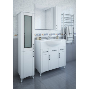 Зеркало Sanflor Глория R, 85, белое