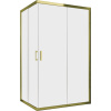 Душевой уголок Vegas Glass ZA-F Tur Novo h1900 120*80 09 10 профиль золото, стекло сатин