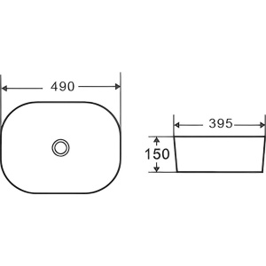 Раковина D&K Venice 49