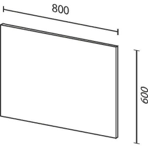 Зеркало Sanvit Панорама, 80