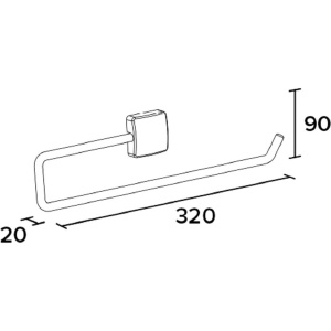 Купить Полотенцедержатель Koin Nice NI121 для бумажных полотенец в Москве с доставкой Полотенцедержатель Koin Nice NI121 для бумажных полотенец