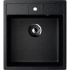 Комплект Мойка кухонная Ulgran U-406 -308 черная + Смеситель Domaci Солерно DC-3007 морион
