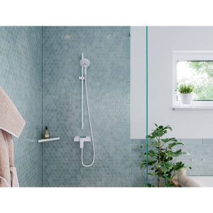Душевая штанга Hansgrohe Unica 28631700 90 см, матовая белая