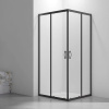 Душевой уголок Veconi Rovigo RV-101B 80x80, профиль черный