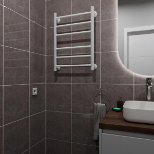 Полотенцесушитель электрический Маргроид Вид 10 СНШ R 61x40 белый матовый