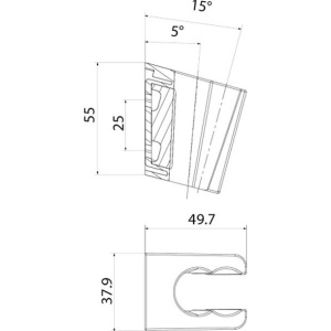 Купить Настенный держатель IDDIS Shower Holder 080BL00i53 черный в Москве с доставкой Настенный держатель IDDIS Shower Holder 080BL00i53 черный