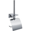 Держатель туалетной бумаги Fixsen Kvadro FX-61310E с деражателем для запасного рулона Держатель туалетной бумаги Fixsen Kvadro FX-61310E с деражателем для запасного рулона