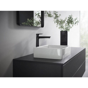 Смеситель для раковины Hansgrohe Talis E 240 71716670 с донным клапаном, матовый черный