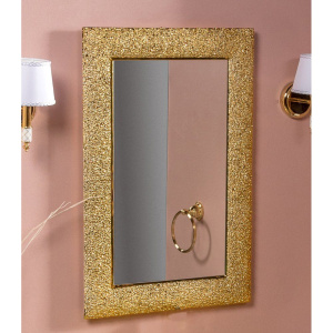 Зеркало Armadi Art NeoArt Aura 60 золото с подсветкой