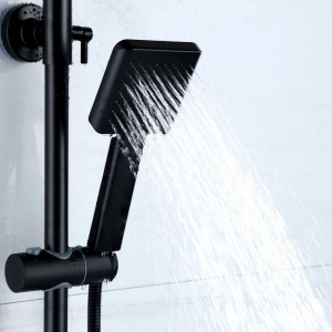 Душевая лейка BOND Cube B02-9788 черный матоый