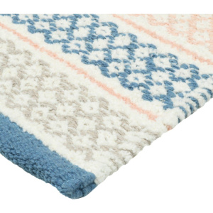 Купить Коврик Fixsen LOTUS 8030W 50х80, розовый,синий,белый,серый в Москве с доставкой Коврик Fixsen LOTUS 8030W 50х80, розовый,синий,белый,серый