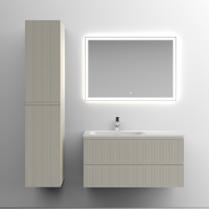 Тумба с раковиной Sancos Snob T 100 см, L, beige soft