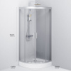 Душевой уголок AM.PM Gem W90G-401-080WT 80x80