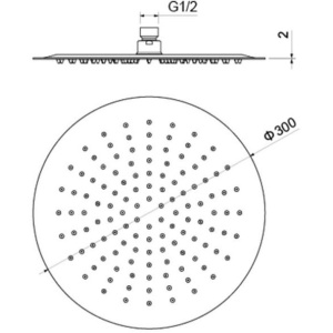 Купить Верхний душ Aquatek AQ2075CR хром в Москве с доставкой Верхний душ Aquatek AQ2075CR хром