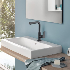 Смеситель для раковины Kludi Pure&Style 400243975 черный матовый