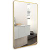 Зеркало Art&Max Siena S 60х100 золото, с LED-подсветкой, 6000К