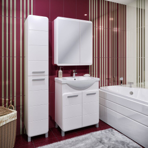 Зеркало-шкаф Runo Эрика 70