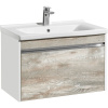 Тумба с раковиной AQUATON Капри 80 бетон пайн
