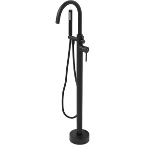Напольный смеситель для ванны с душем Orange Steel Steel M99-336b напольный, черный