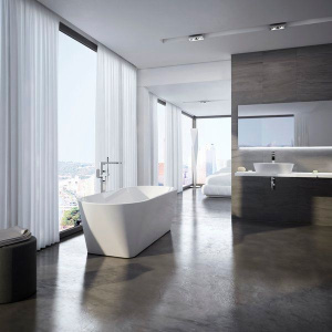 Акриловая ванна Ravak Solo XC00100025 180x80 см, отдельностоящая, овальная, с каркасом, со сливом-переливом