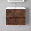 Тумба с раковиной Vincea Mia 60 темный дуб