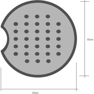 Коврик Ridder Tecno Ice Tecno Ice 68829 перламутр