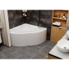 Акриловая ванна Vagnerplast Iris 145x145 см, угловая, с каркасом, четверть круга