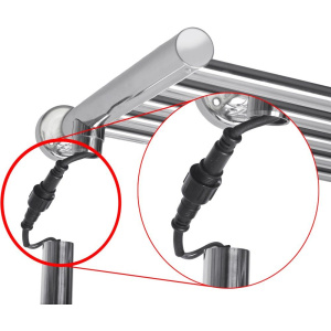 Купить Полотенцесушитель электрический Domoterm Аврора DMT 109-Т5 с полкой R в Москве с доставкой Полотенцесушитель электрический Domoterm Аврора DMT 109-Т5 с полкой R