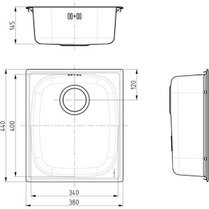 Купить Мойка кухонная Alveus Basic 10 сталь в Москве с доставкой Мойка кухонная Alveus Basic 10 сталь
