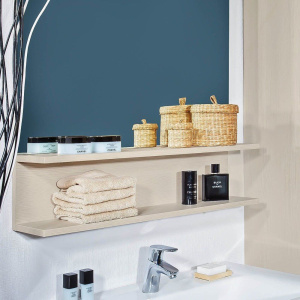 Купить Зеркало Бриклаер Чили Чили 80 светлая лиственница С, с подсветкой и полкой в Москве с доставкой Зеркало Бриклаер Чили Чили 80 светлая лиственница С, с подсветкой и полкой