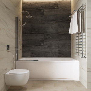 Акриловая ванна 1ACReal ОМР Palermo 180x80 см, с каркасом