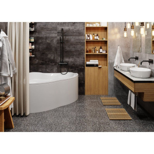 Акриловая ванна Vagnerplast Iris 145x145 см, угловая, с каркасом, четверть круга