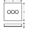 Переключатель потоков Hansgrohe ShowerSelect 15736400 на три потребителя, белый