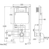 Система инсталляции для унитазов Bauedge Pro Q111300