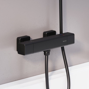 Купить Термостатический смеситель Damixa Gala 536000300 для душа, черный в Москве с доставкой Термостатический смеситель Damixa Gala 536000300 для душа, черный