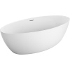 Акриловая ванна BelBagno BB707-1860-880 185x90 см, отдельностоящая, овальная, с ножками, со сливом-переливом, с донным клапаном