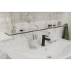 Полка STWORKI Glass Shelf 100 полкодержатели черные